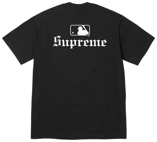 Supreme x MLB 球队 T 恤(黑色)