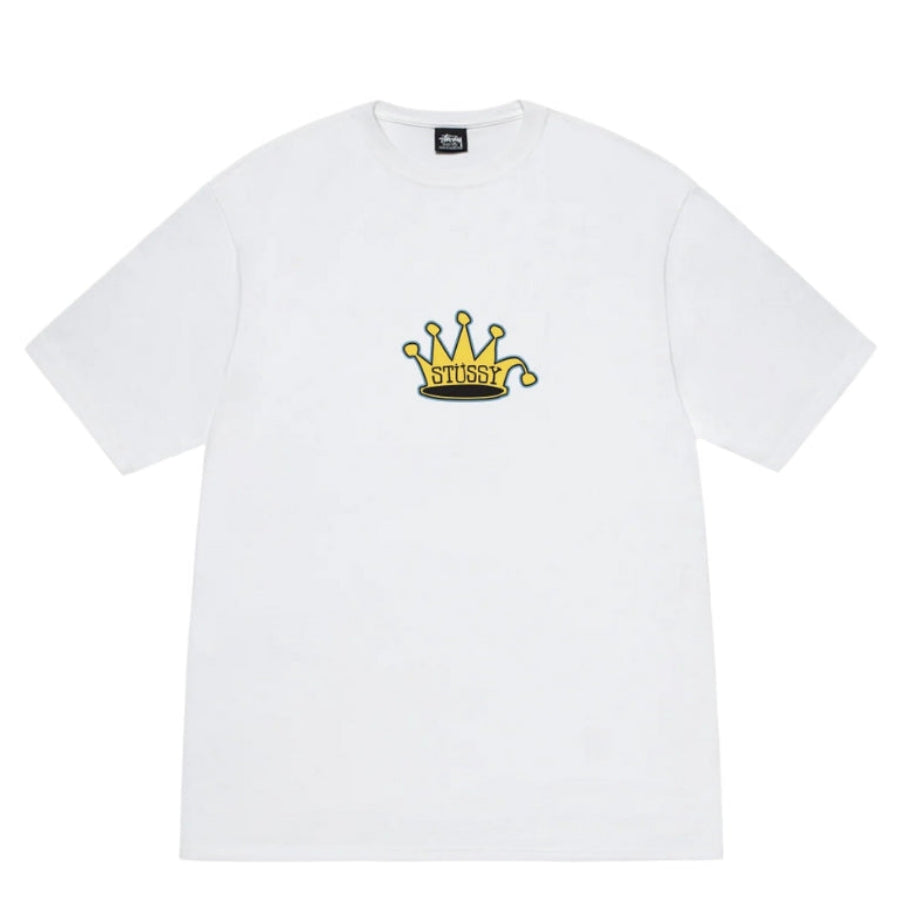 Stussy Tee King Crown (WHITE)