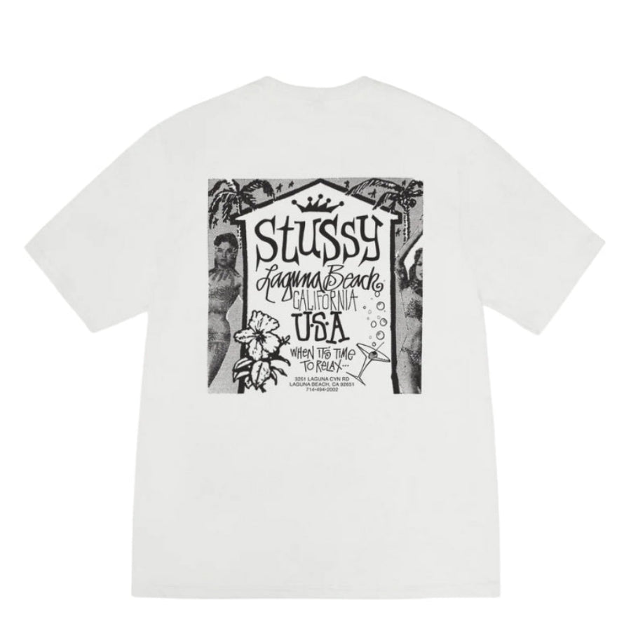 Stussy Tee Beach House Pigment Dyed (NATURAL)