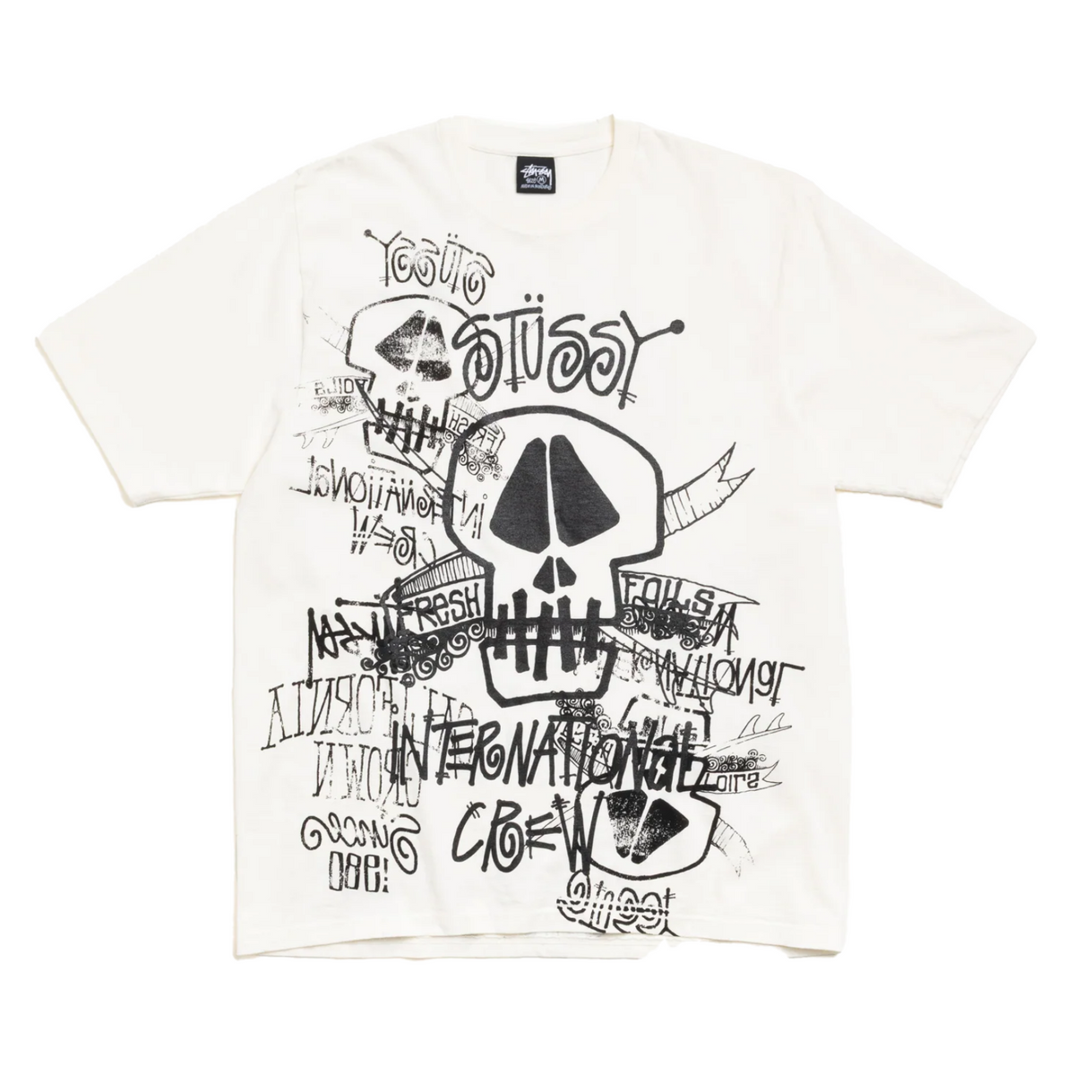 Stussy Tee Skulls Pigment Dyed (NATURAL)