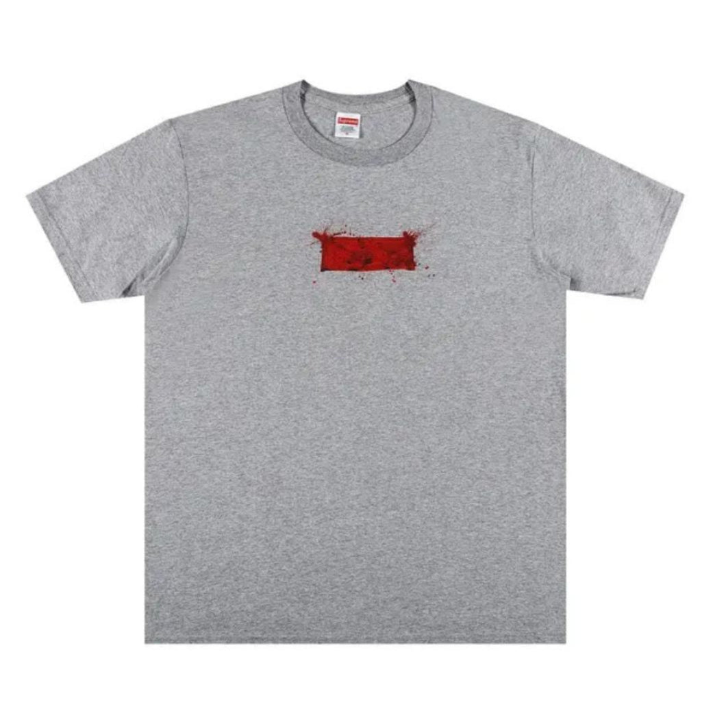 Supreme Ralph Steadman Box Logo Tee (HEATHER GRETY)