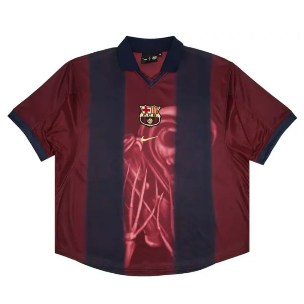 Nike x Travis Scott x FC Barcelona Retro 2000/01 Home Skeleton Jerseys