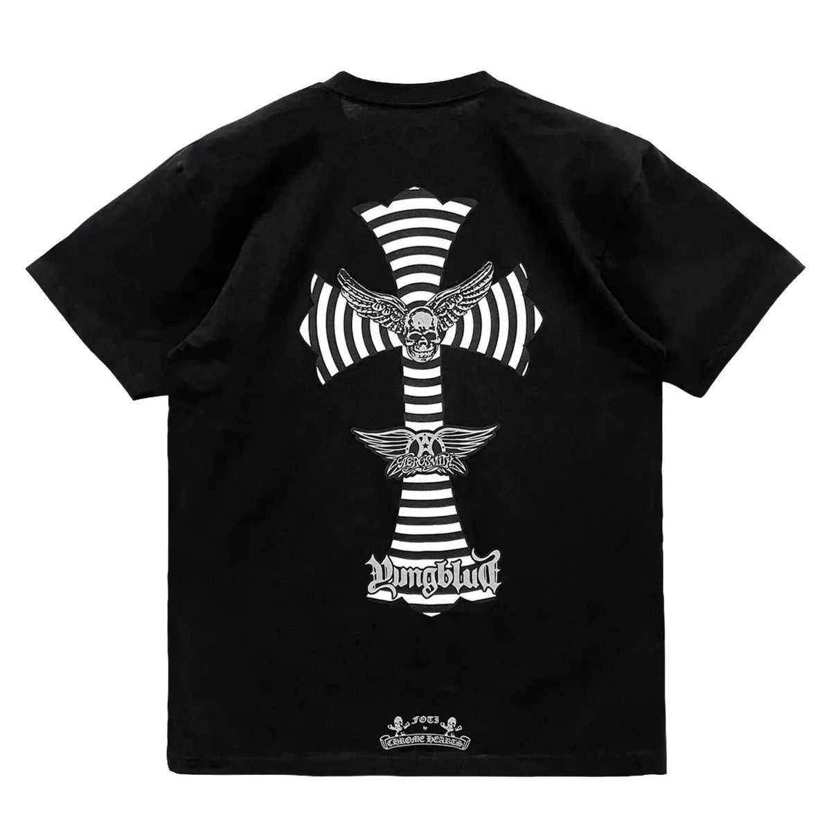 Chrome Hearts x Yungblud x Aerosmith x Foti T-Shirt (BLACK)