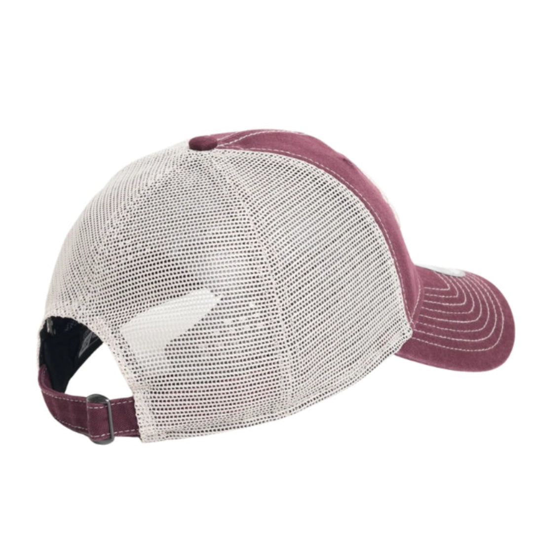 Stussy X New Era 9twenty Washed Basic Trucker (MAROON)