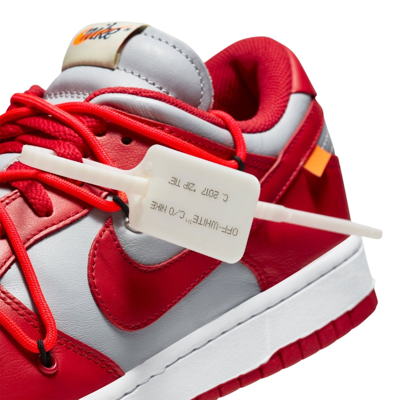 Nike Dunk Low x Off-White (UNIVERSITY RED)