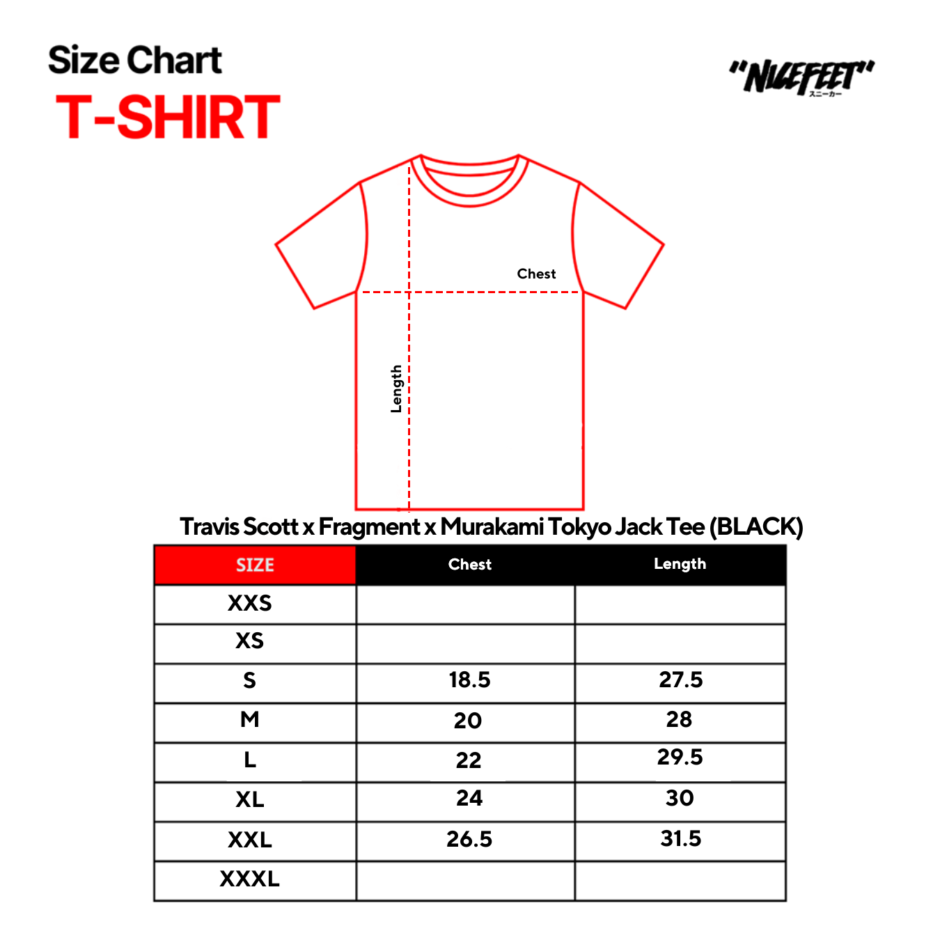 Travis Scott x Fragment x Murakami Tokyo Jack Tee (BLACK)