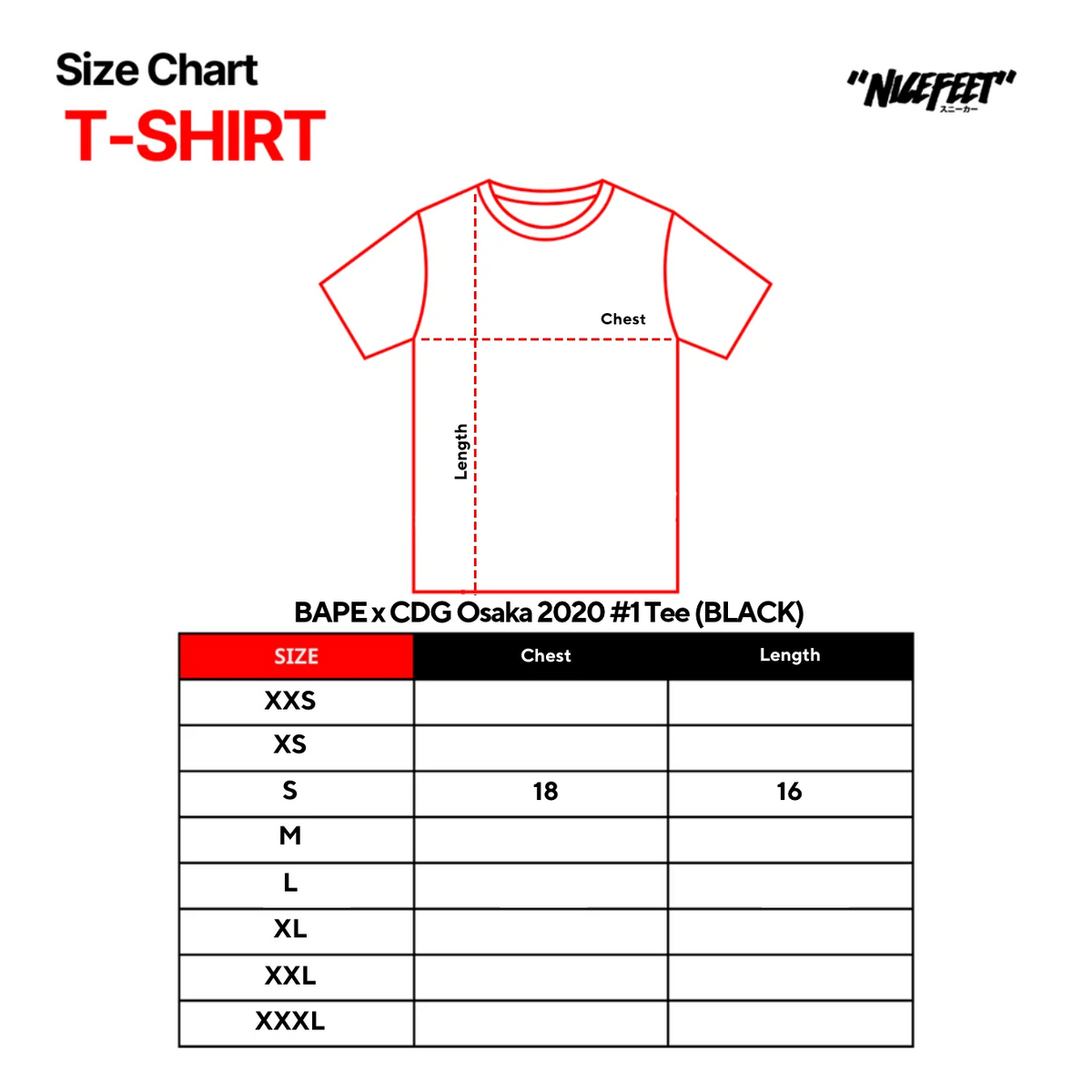 BAPE x CDG Osaka 2020 #1 Tee (BLACK)