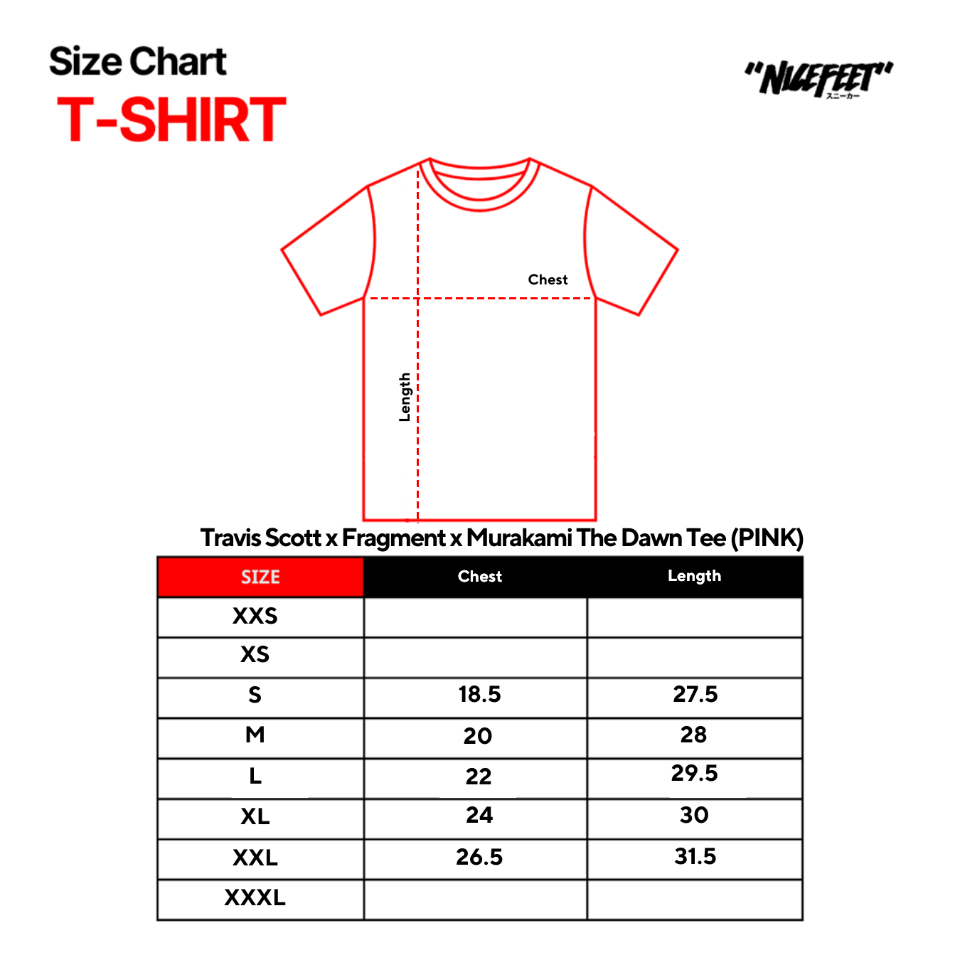 Travis Scott x Fragment x Murakami The Dawn Tee (PINK)