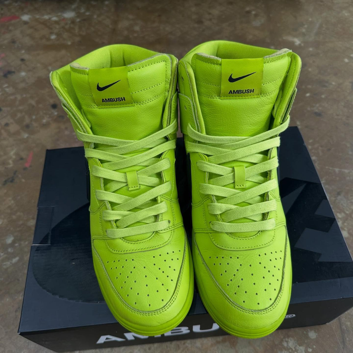 Nike Dunk High AMBUSH Flash “Lime”