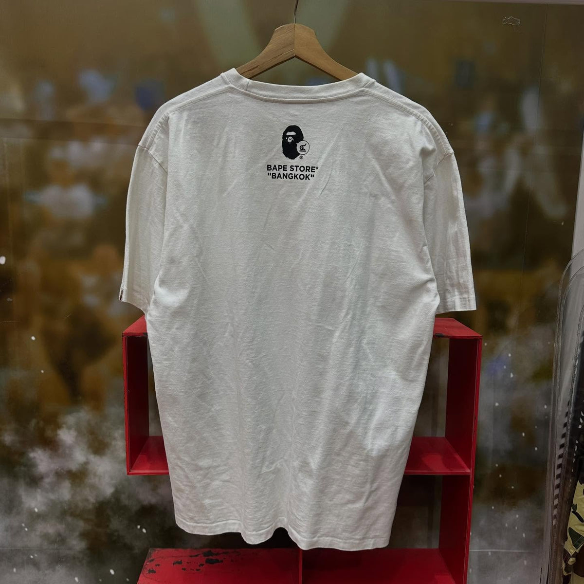 BAPE Store Bangkok 4th Anniversary Box Logo Tee (WHITE)