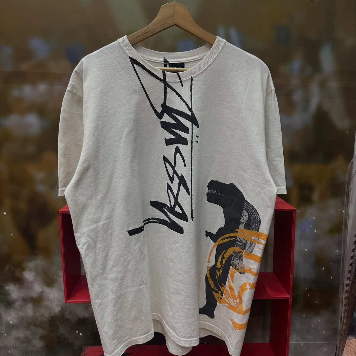 Stussy Tee Carson Dino (WHITE)