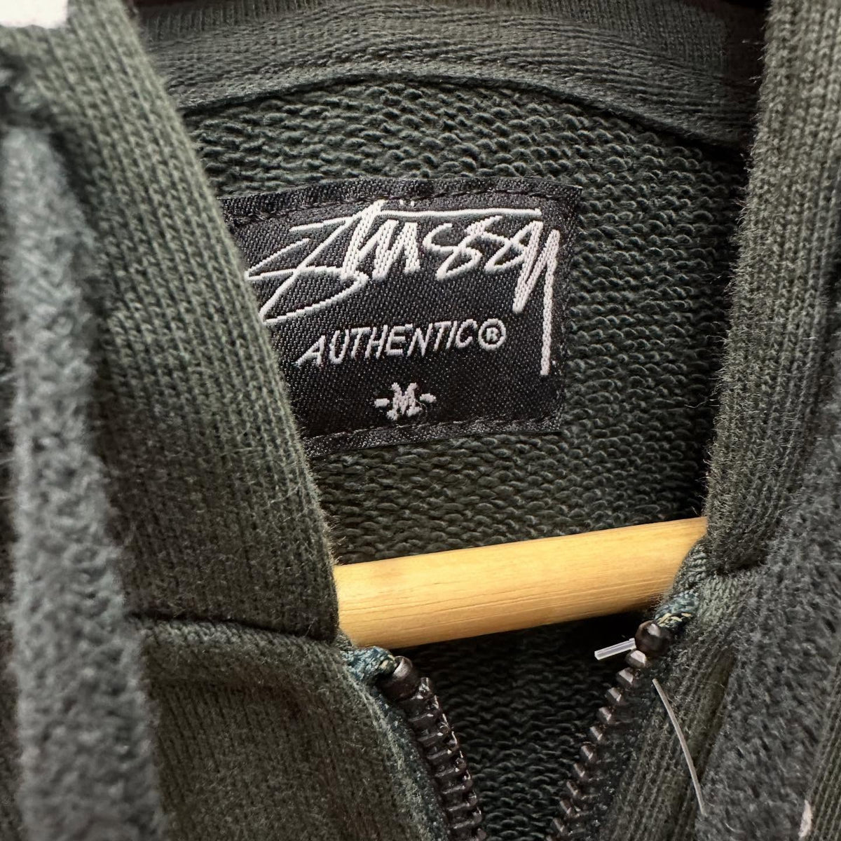 Stussy Zip Hoodie Skull (BLACK)