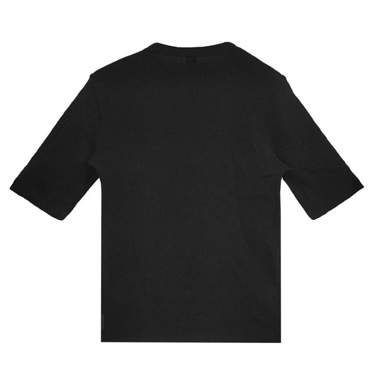 Chrome Hearts Letter Waffle Thermal Short Sleeve T-Shirt (BLACK)