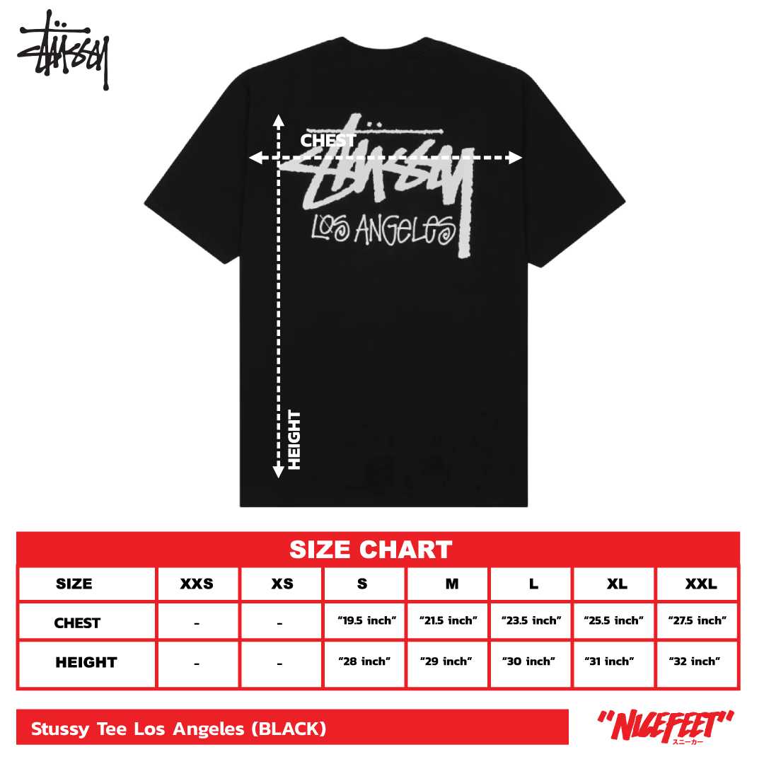Stussy Tee Los Angeles (BLACK)