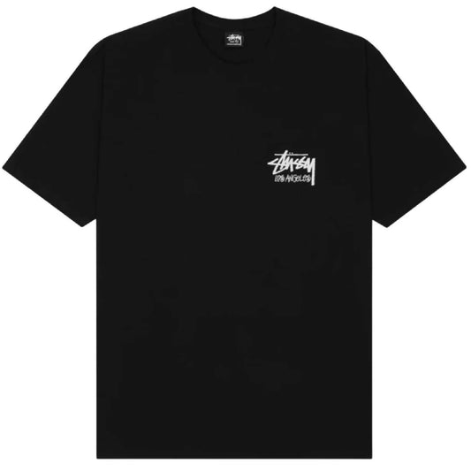 Stussy 洛杉矶 T 恤 (黑色)