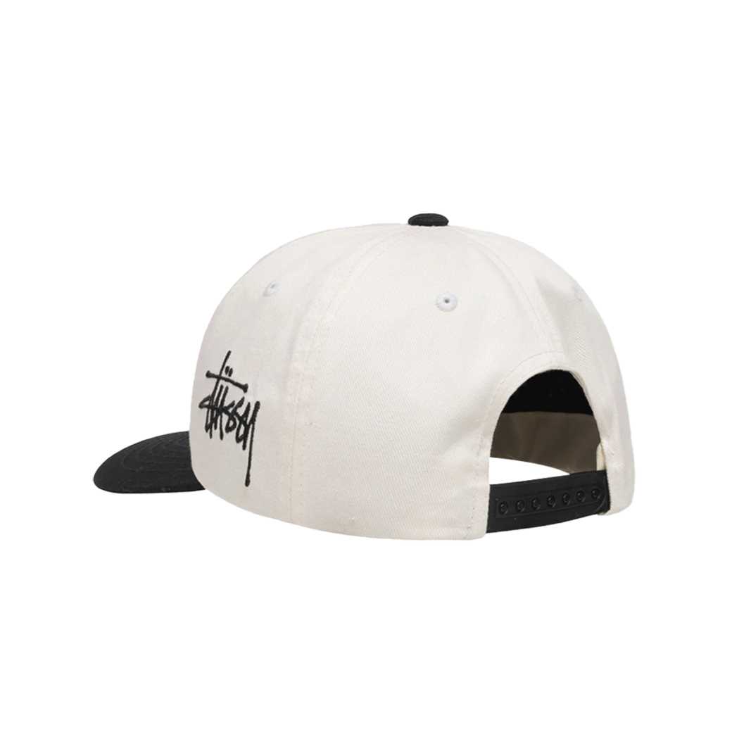 Stussy Low pro Chenille S Snapback (สีธรรมชาติ)