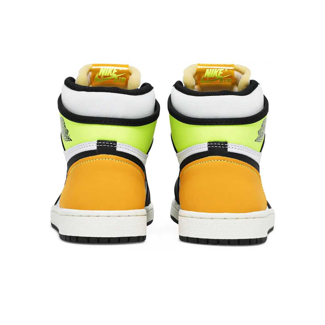 Nike Jordan 1 Retro High White Black Volt University Gold