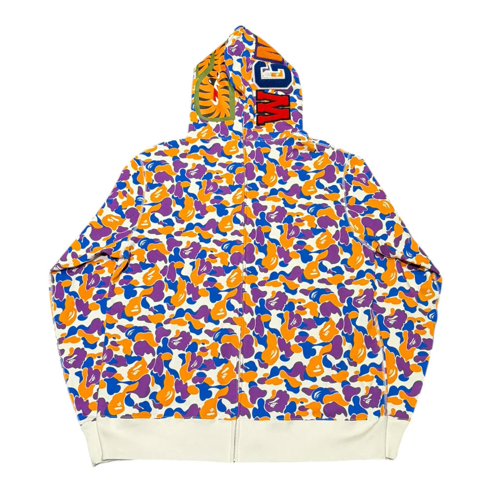 BAPE Store Los Angeles Shark Full Zip Relaxed Fit Hoodie (MULTI)