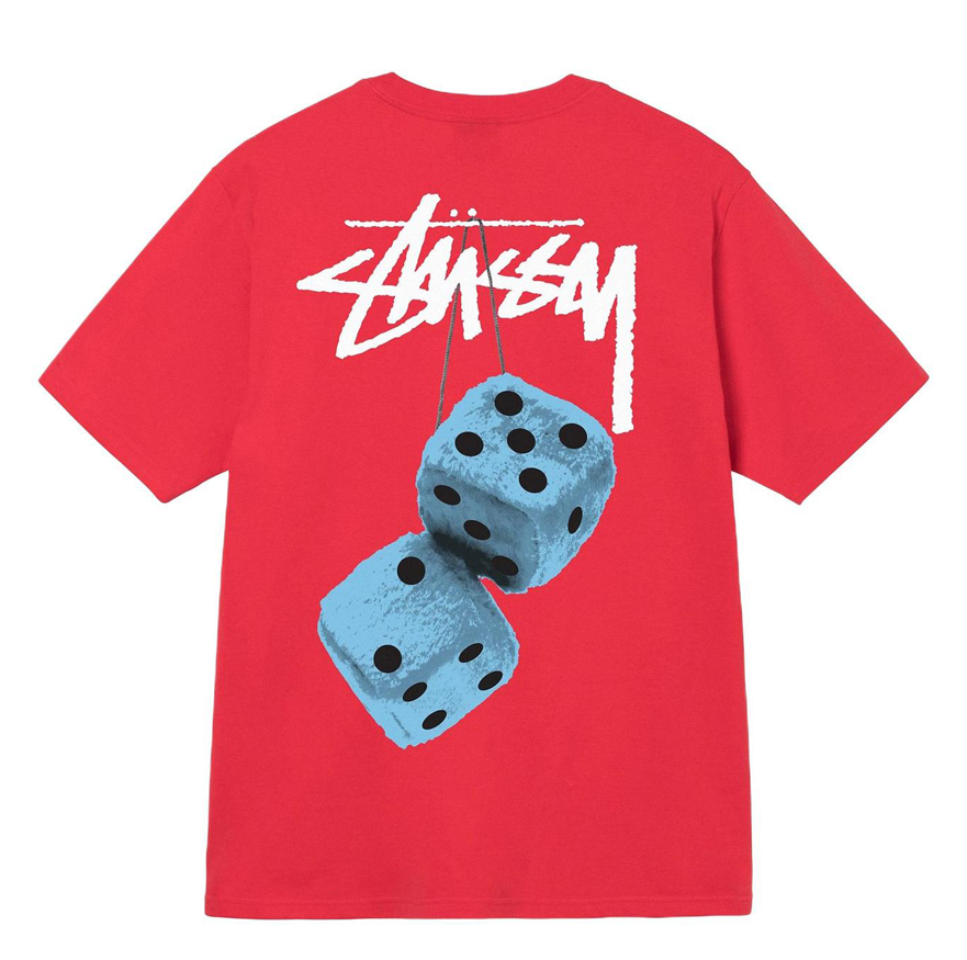 Stussy T恤 模糊骰子 (红色)
