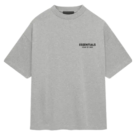 FOG – ESSENTIALS Jersey Crewneck Tee FW24 (LIGHT HEATHER GREY)