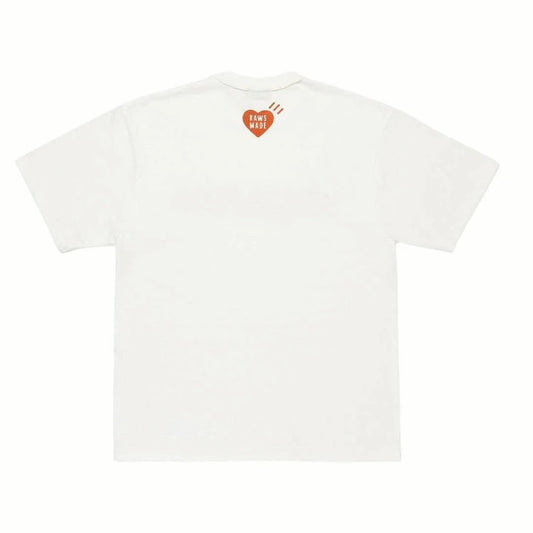 Human Made x KAWS Made Heart Graphic T-Shirt Bangkok Store Exclusive (WHITE)