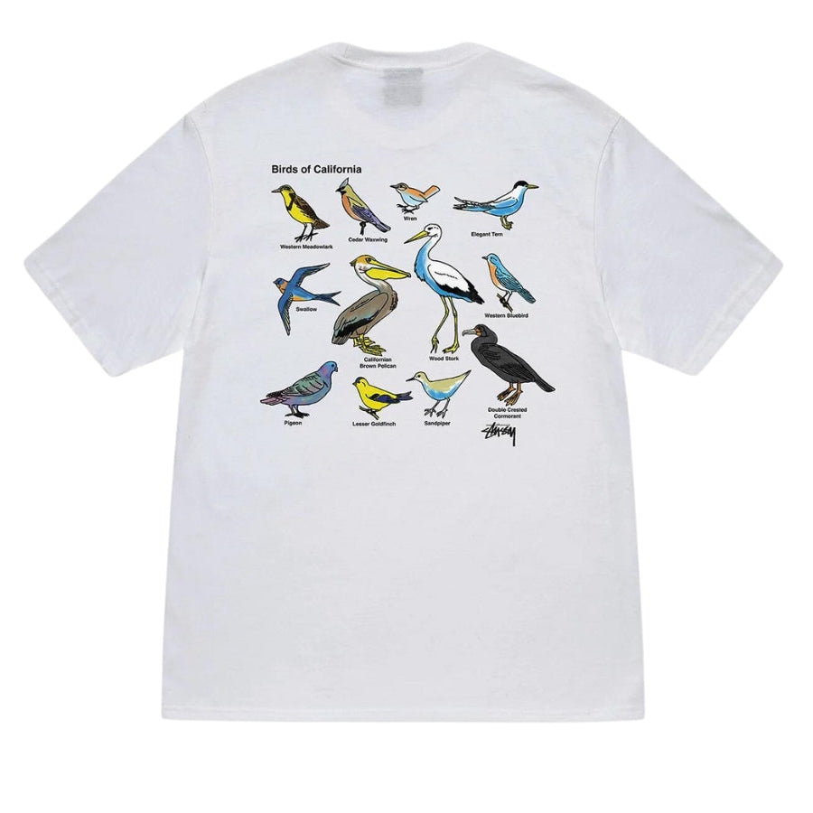 Stussy Tee California Birds (WHITE)