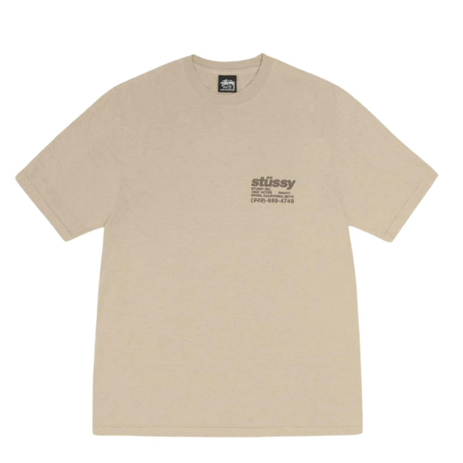 Stussy Tee DNA Pigment Dyed (KHAKI)