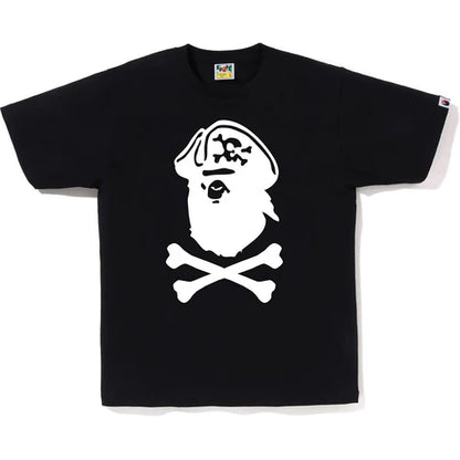 BAPE 猿人交叉骨学院T恤 (黑色)