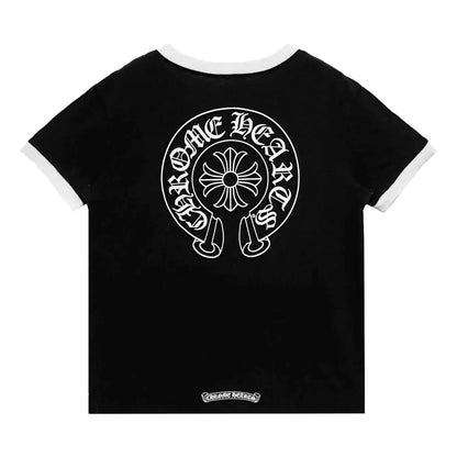 Chrome Hearts Roller Skate Horseshoe T-Shirt (BLACK)