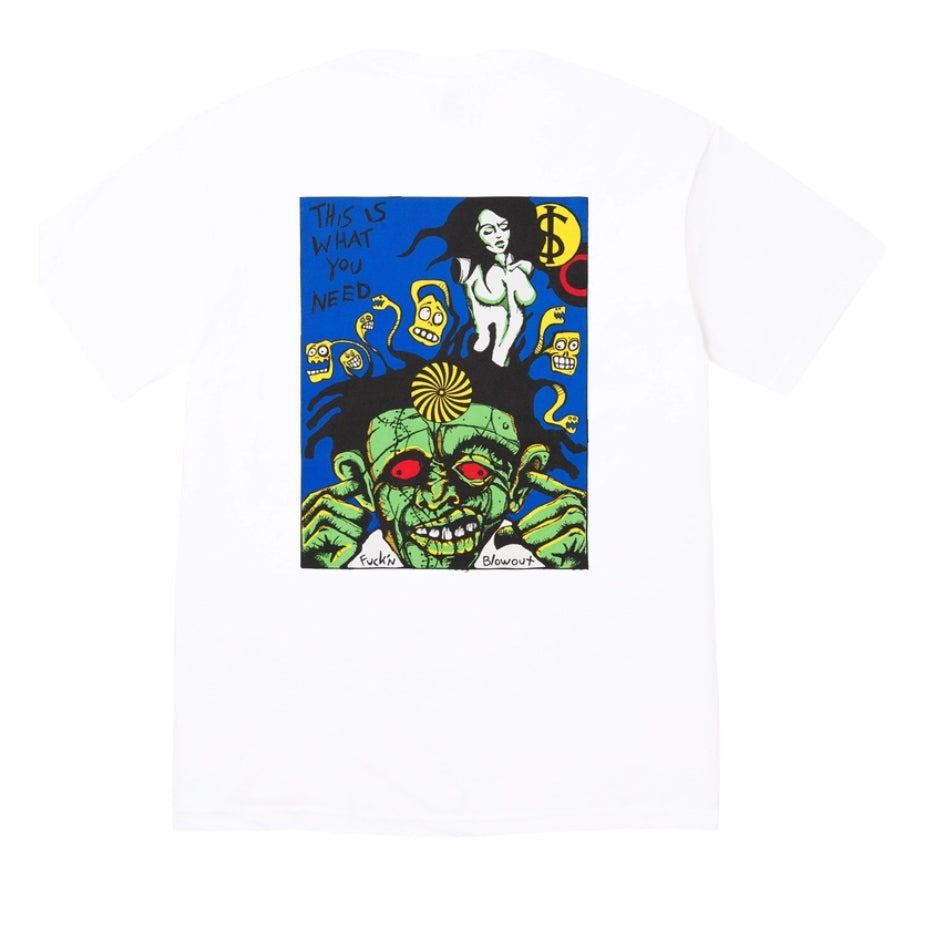 Supreme Rob Zombie Fuckin Blowout Tee (WHITE)