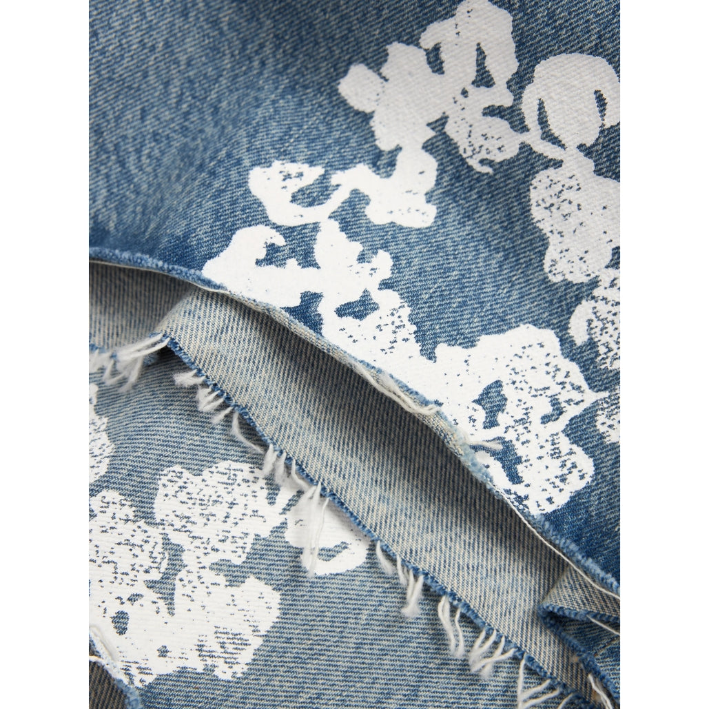 Denim Tears Cotton Wreath Denim Shorts (LIGHT WASH)