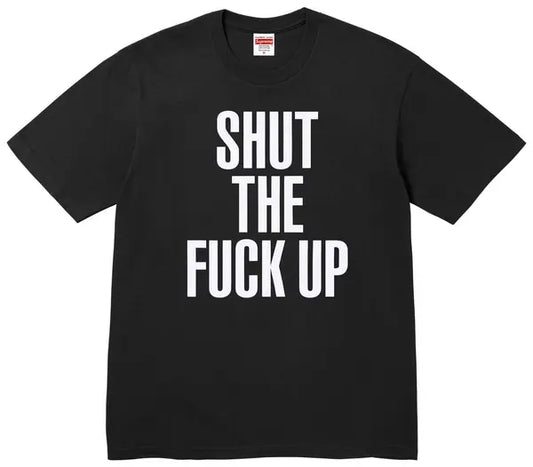 Supreme x Number (N)ine Shut Up T恤（黑色）