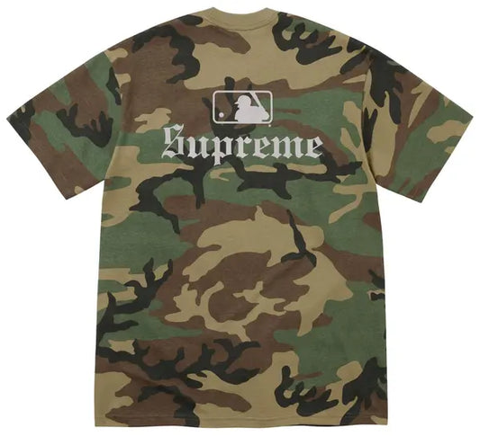 Supreme x MLB 联名 T 恤（迷彩）