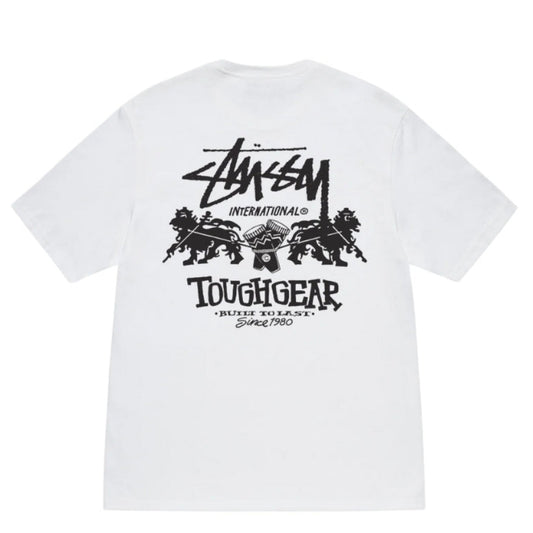Stussy Tee Tough Gear (WHITE)