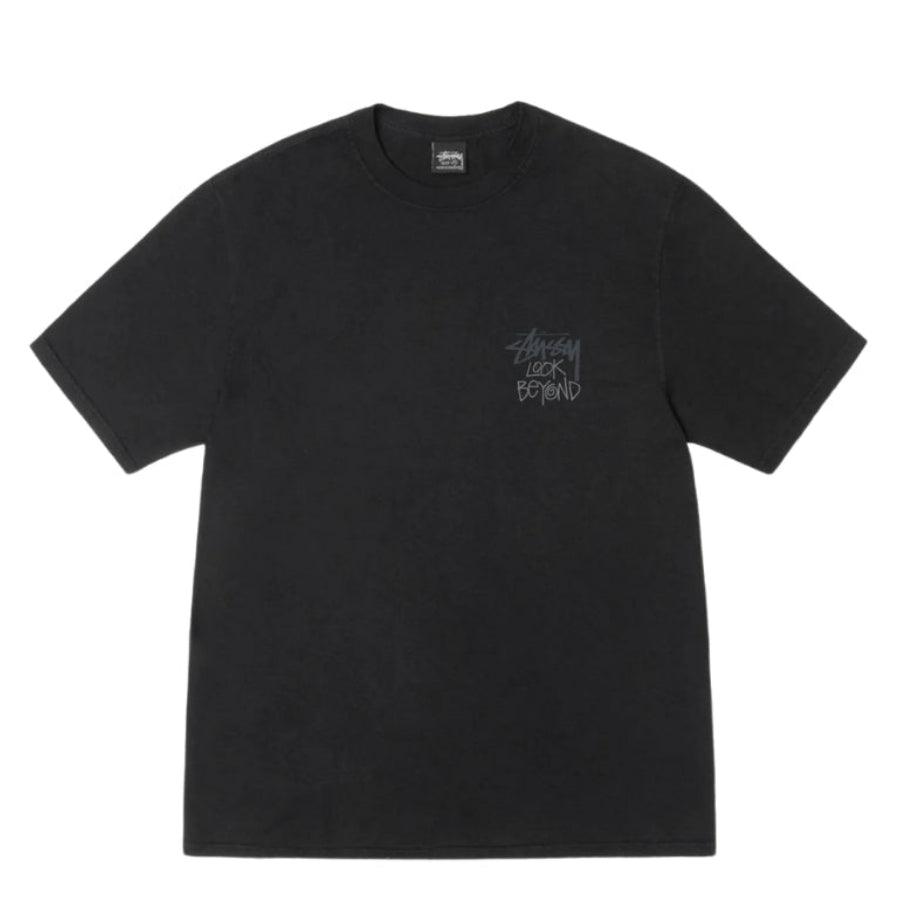 Stussy Tee Look Beyond Pigment Dyed (BLACK)