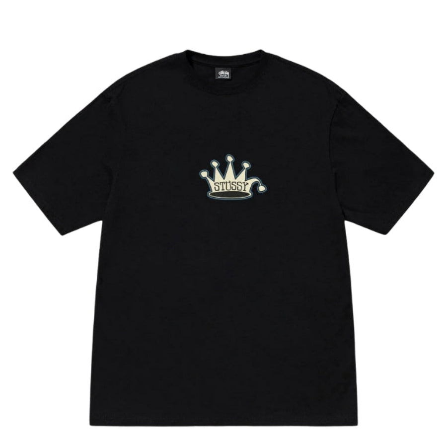 Stussy Tee King Crown (BLACK)