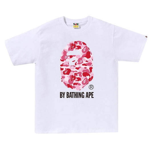 BAPE ABC Camo By Bathing Ape Tee (WHITE/PINK)