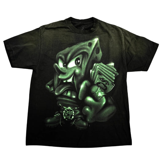 Travis Scott Cactus Jack x Spongebob Mr Krabs Tee (GREEN)