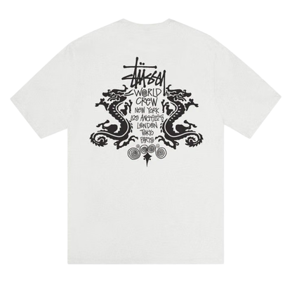 Stussy Tee Double Dragon Pigment Dyed (NATURAL)