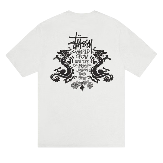 Stussy Tee Double Dragon Pigment Dyed (NATURAL)
