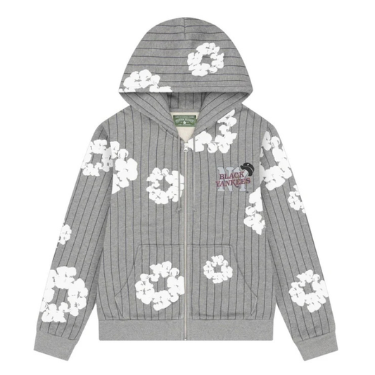 Denim Tears Black Yankees CW Zip Hoodie (GREY)