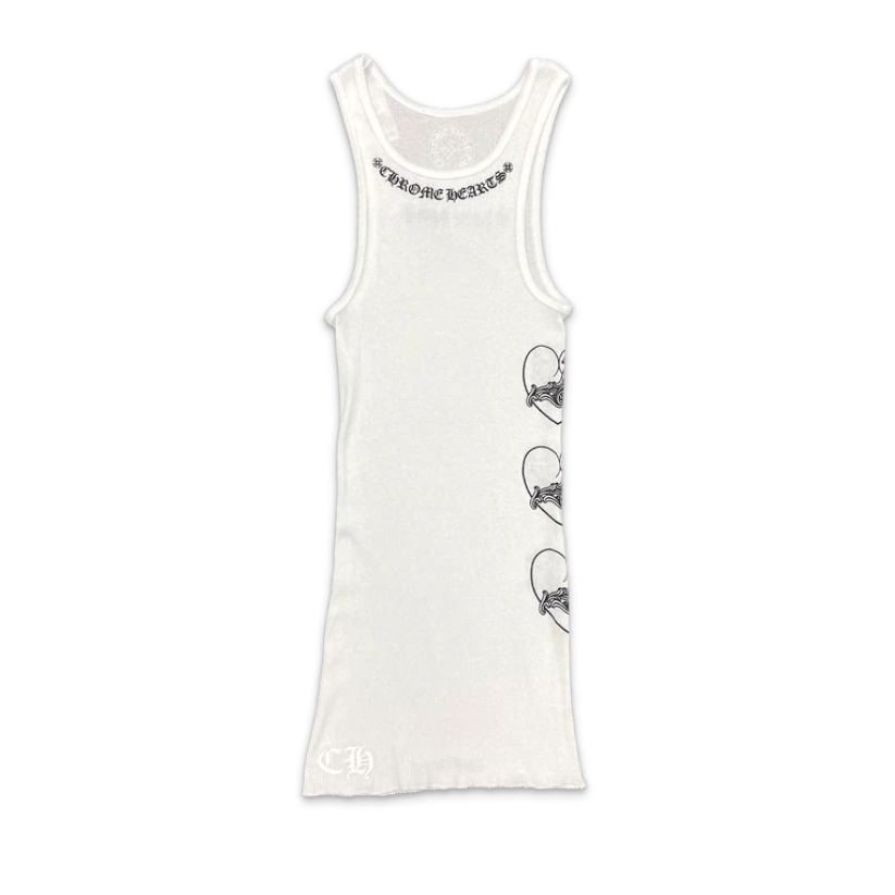 Chrome Hearts Love You Rib Tank (WHITE/BLACK)