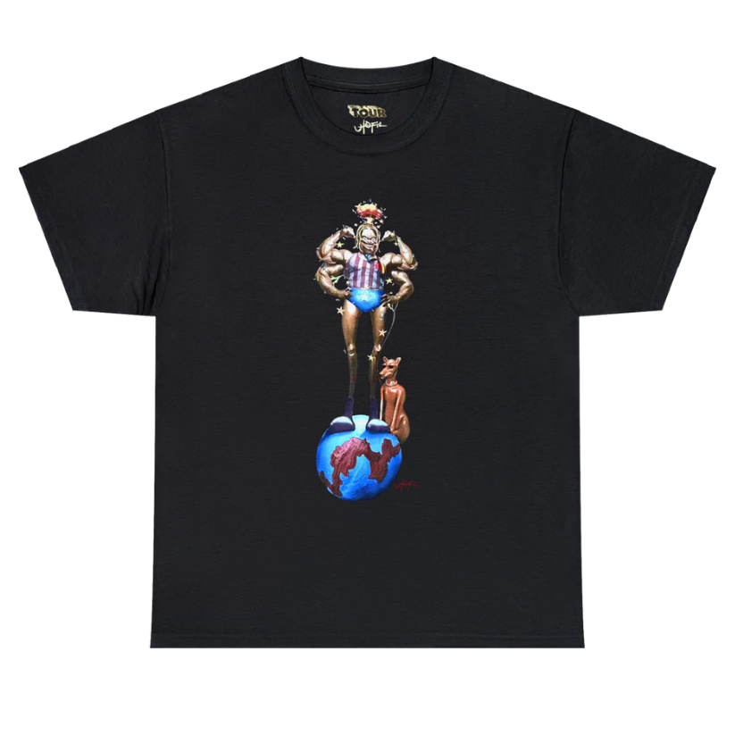 Travis Scott Utopia Circus Maximus Tee Is In Miami (BLACK)