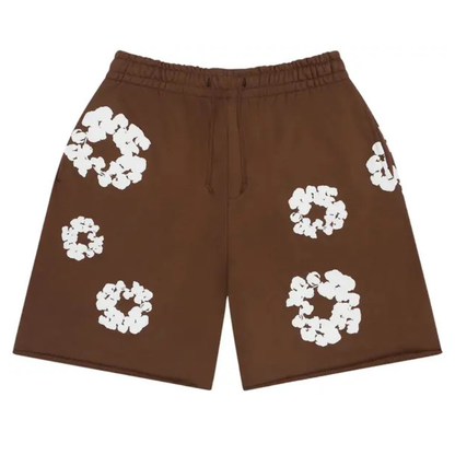 Denim Tears Cotton Wreath Sweatshorts (BROWN)