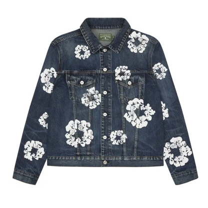 Denim Tears Cotton Wreath Denim Jacket (DARK WASH)