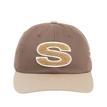 Stussy Low pro Chenille S Snapback (BROWN)