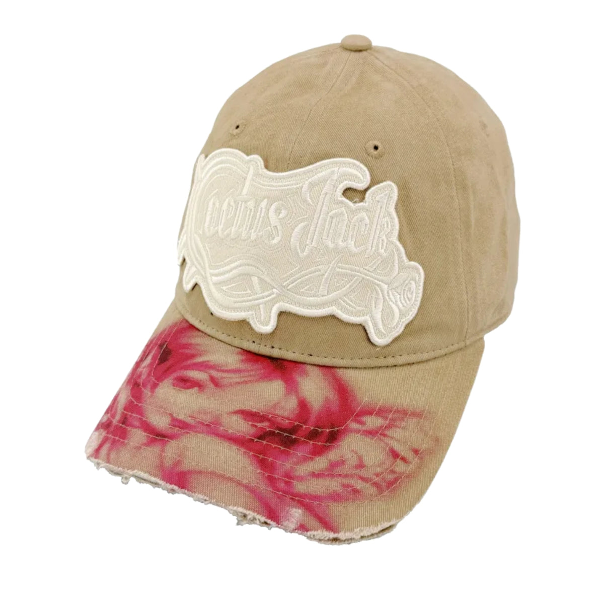Travis Scott Cactus Jack Airbrush Angel Hat (BEIGE)