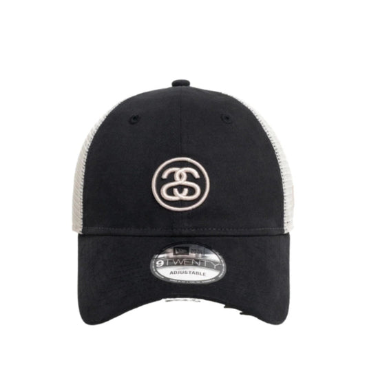 Stussy X New Era 9twenty SS Link 卡车帽 (暗夜黑)