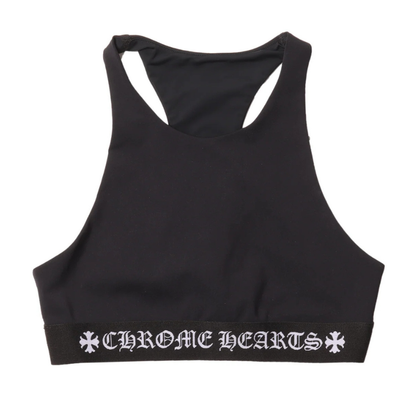 Chrome Hearts Sports Bra (BLACK)