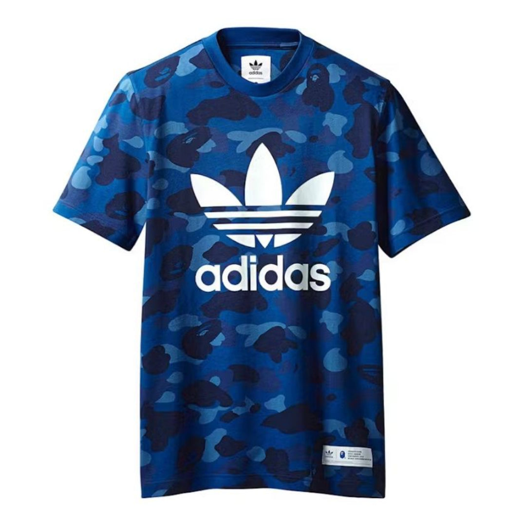 BAPE X adidas adicolor Tee (BLUE)